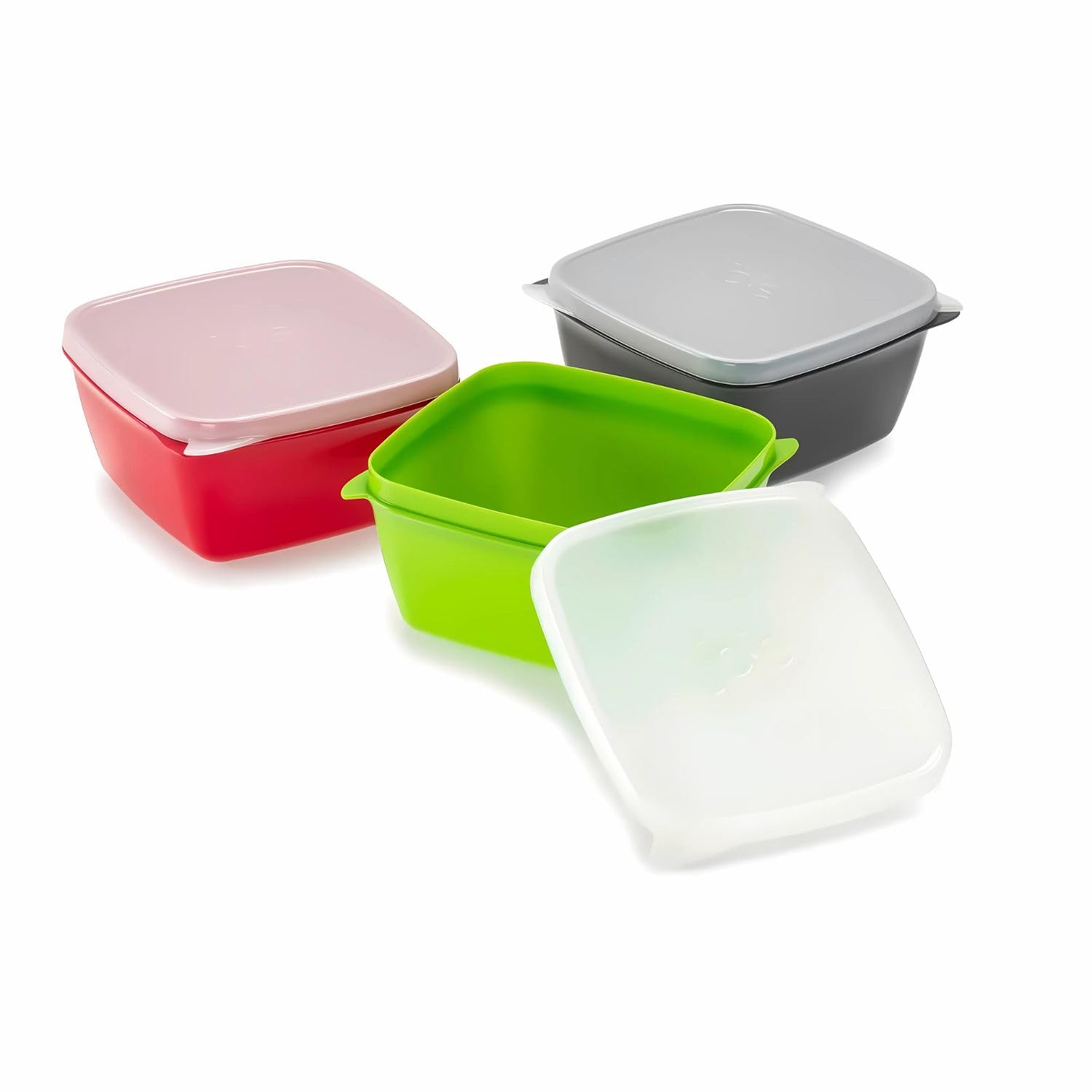 Joie Meal Seal 3-Piece Container Set – Airtight & Portable for On-the-Go Meal Prep and Storage, 4 Cup Capacity