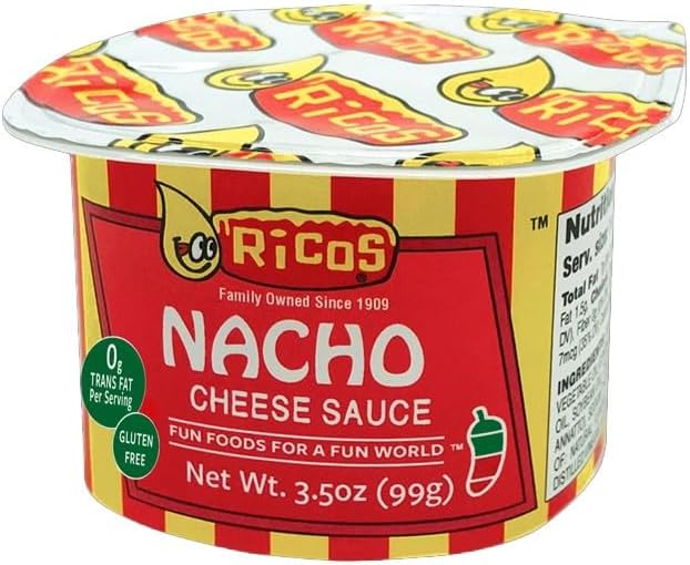 Ricos Nacho Cheese Sauce Cups 3.5Oz 99g (6 Pack) Amazon.ca Grocery