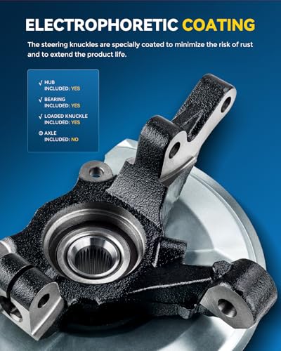 Image of PHILTOP 2 x Front Knuckle Wheel Hub Bearing for Honda Civic 2001-2002