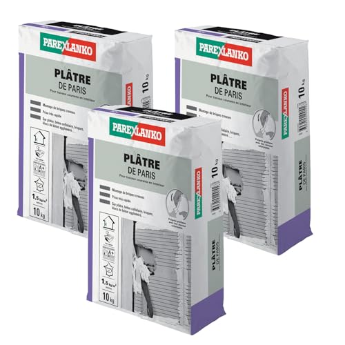 Plâtre fin enduit rebouchage scellement intérieur Parexlanko