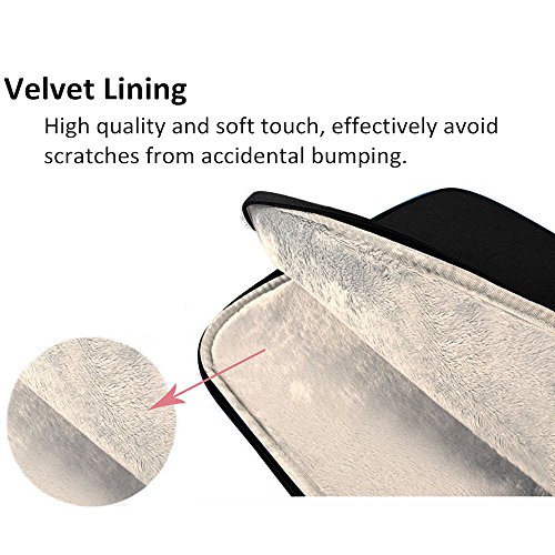 Se7Enline Compatible With 12 Inch Laptop Sleeve Bag For Macbook Air 11 Inch/Macbook 12 Inch/Ipad Pro 10.5 Inch, Tablet Messenger Hand Bag With Funny Cool Ball, Dust Brush, Cable Ties, Black #TOP3