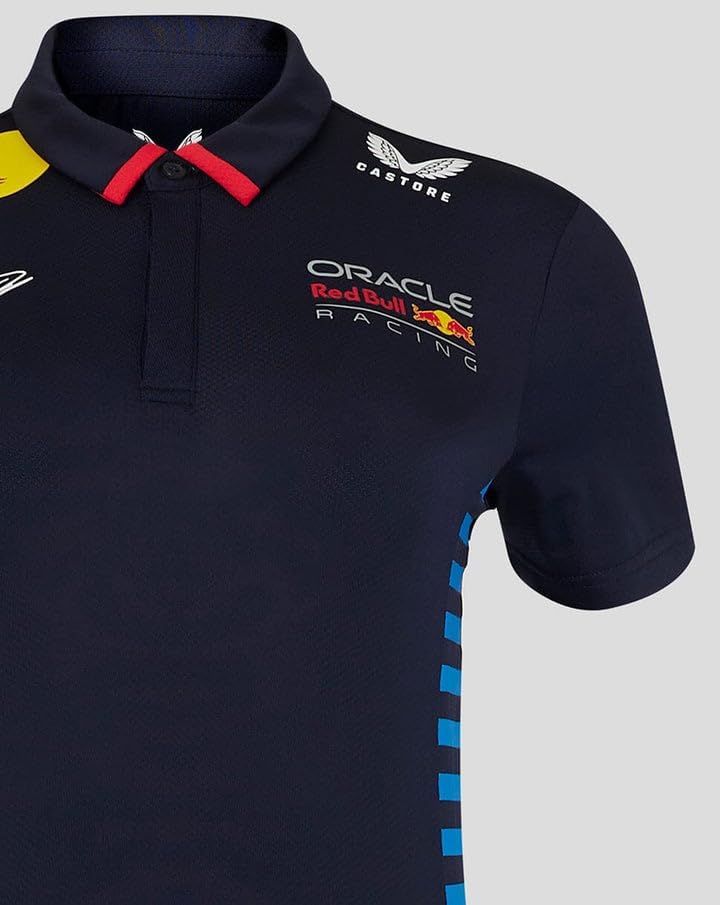 Red Bull Racing F1 Women's 2024 Sergio Checo Perez Team Polo Shirt - Image 2