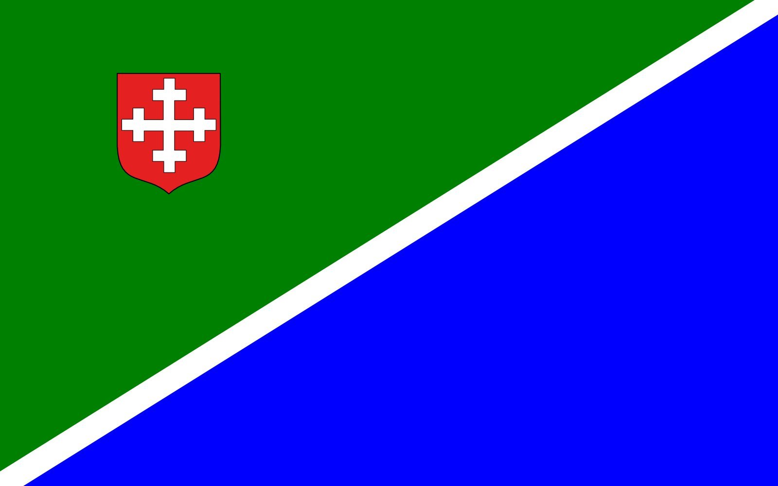 Drapeau gmina Dobrzyca old pour décoration murale et commémoration polonaise