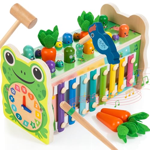 Amtreen 6-in-1 Wooden Montessori Toy
