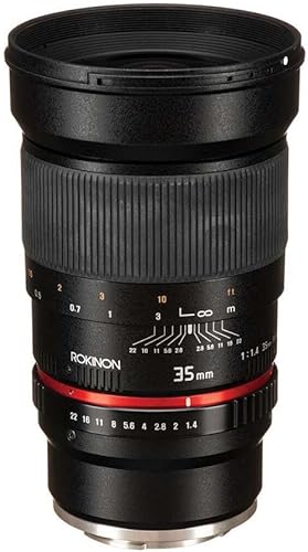 Rokinon Lente de cine gran angular F14 AS UMC de 1378in para Sony E-Mount NEX RK35M-E Rokinon Lente de cine gran angular F14 AS UMC de 1378in para Sony E-Mount NEX RK35M-E