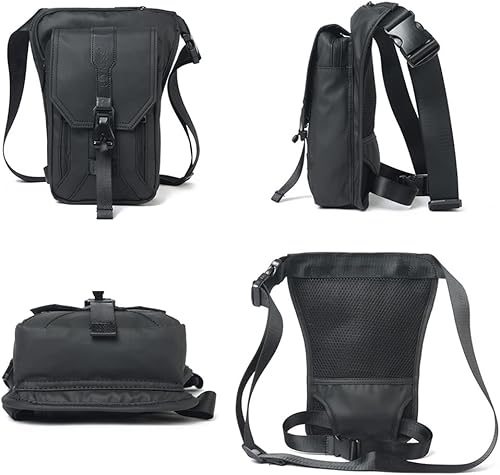 Miniatura 4 de Bolsa táctica militar impermeable para la pierna, para motocicleta, bicicleta, multifuncional, para el muslo, senderismo, viajes, pesca, cintura