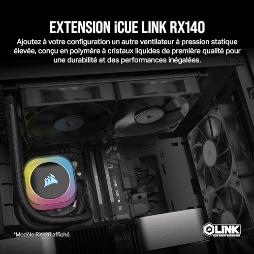 Corsair iCUE LINK RX140 Boitier PC Ventilateur 14 cm 1 pièce Neuf - vue 5