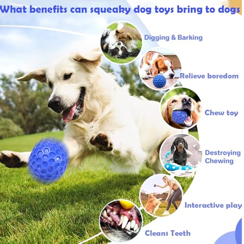 Pelota mordible y sonora para perros grandes y medianos miniatura 2