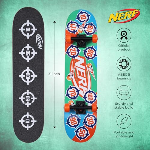 Image of 31-Inch Skateboard, 9-Ply Maple Deck, ABEC 5 Bearings