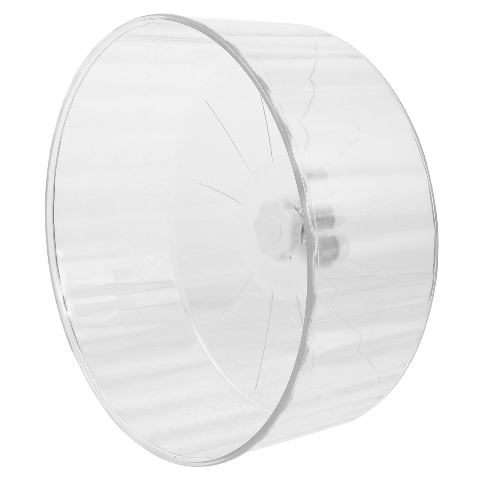 Silent Hamster Running Wheel Large 12-Inch Exercise Wheel for Hamsters Chinchillas Gerbils Sturdy Crystal Design Dual Bearings for Smooth Operation