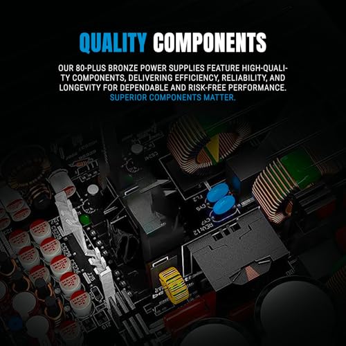 Image of Ant Esports RX850 850 Watt 80 Plus Bronze Certified Power Supply /PSU for PC with Smooth & Silent 120mm Fan