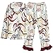 Produktbild BRTTHYE Herbst Winter Nachtwäsche Baumwolle Damen Pyjamas Set Lange Ärmel + Pfannen Unterwäsche Schöne Nachtwäsche M 4XL