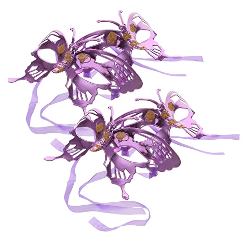 Alipis 4pcs Butterfly Masquerade Masks for Women Lightweight Half Face Party Masks for Hawaii Costume for Prom and Themed Events Elegant Decor for Costumes