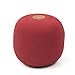 Gozos Luna Boho Pouf | Pouf rembourré pour la Chambre des Enfants et des Adultes | Pouf de Salon Tricoté Main en Acrylique | Repose-Pieds rembourré pour Le Séjour | Rouge, Ø 40 cm