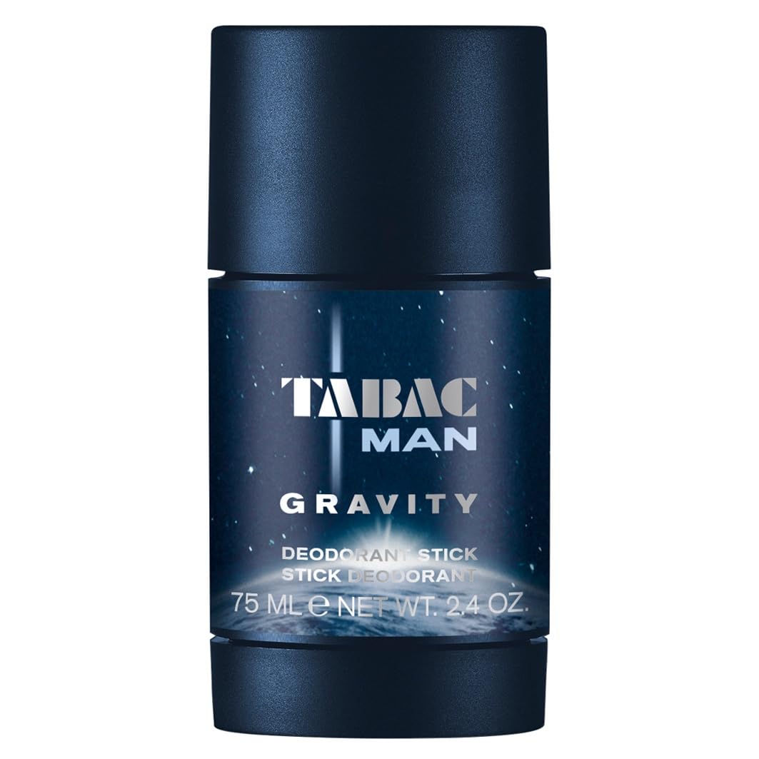 Tabac Man Gravity | Deodorant Stick - uzun ömürlü ve bakımlı tazelik hissi - vücut kokusuna karşı 24 saat güvenilir koruma | 75 ml