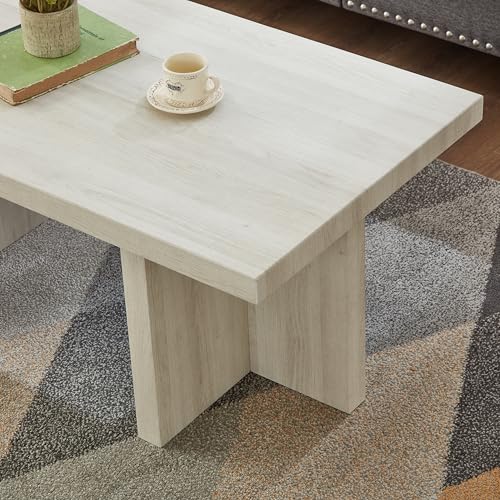 Roundhill Furniture Mchome Contemporary Coffee Table, White Finish by Roundhill Furniture - Used condition - Image 3