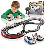 Slot Car Race Track Sets, Electric Race Car Track Set, 2 High Speed Tracks