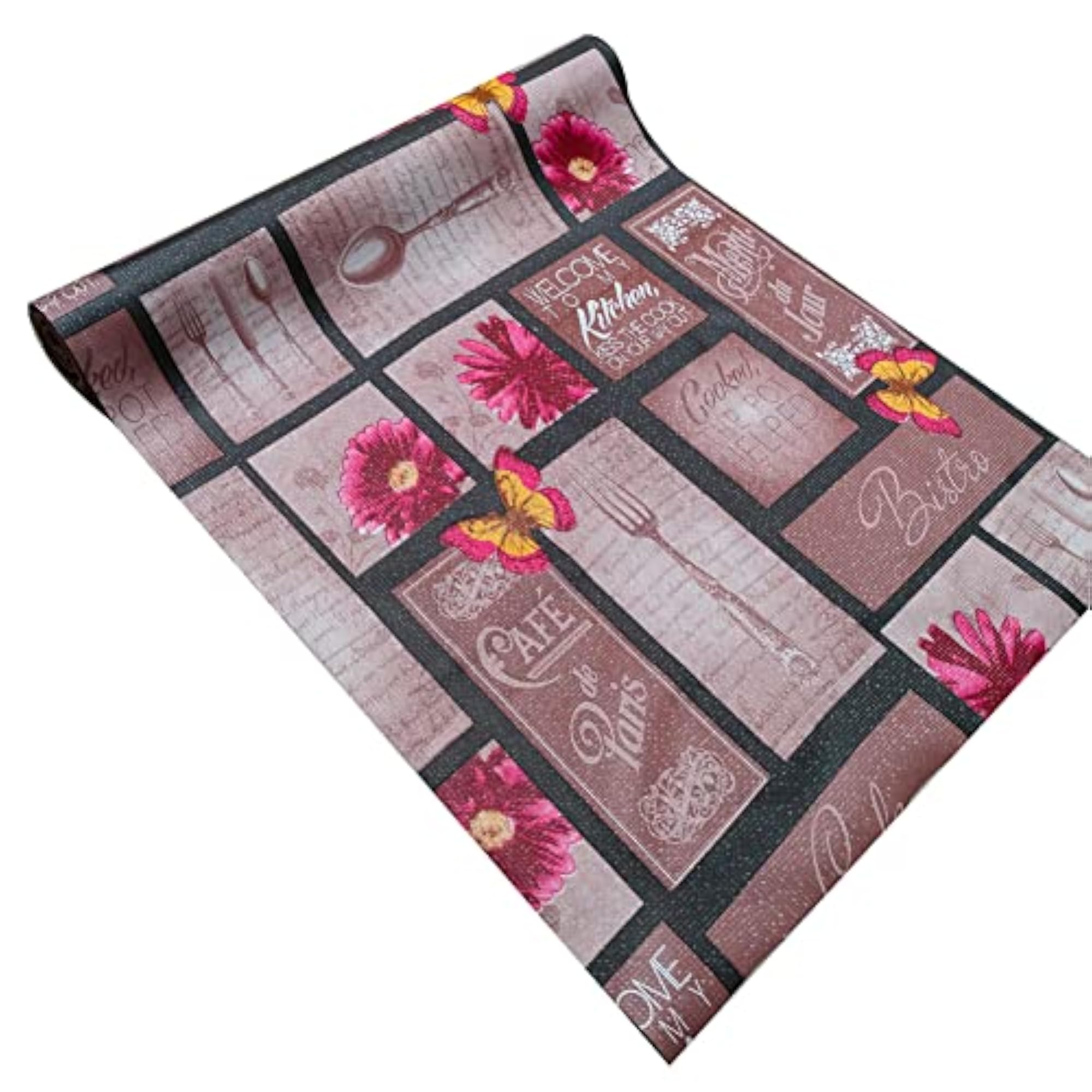 5 Meter Rectangular Long Shelf Liner, Anti-Slip Kitchen Mat