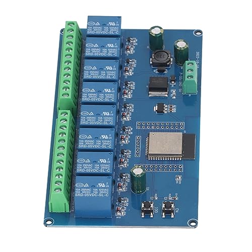 Módulo de relé de 8 canales con placa de desarrollo WiFi y BLE programable 5