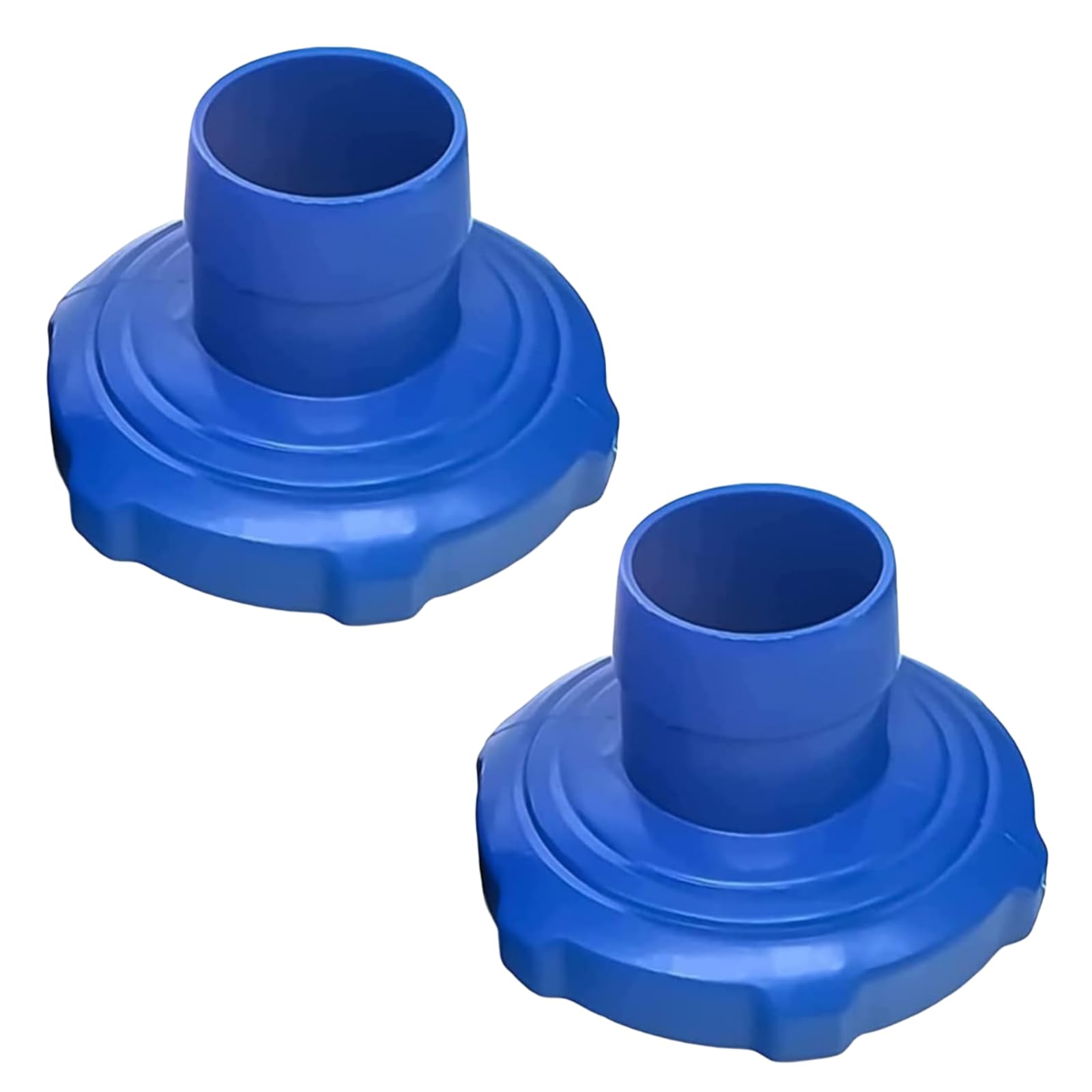 2Pcs Blue Replacement Pool Adapter for Intex Deluxe Surface Skimmer Wall Mount Adapter with Hose Above Ground Swimming Pool Washing Machine Cleaning Part Accessories