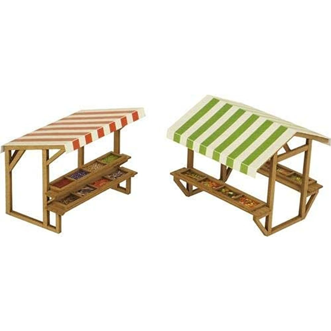 Metcalfe PO530 Market Stalls HO/OO Gauge Kit