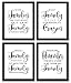 TheNameStore Family Quotes and Sayings Art Prints | Set of Four Photos 8x10 Unframed | Great Gift for Family Wall Decor