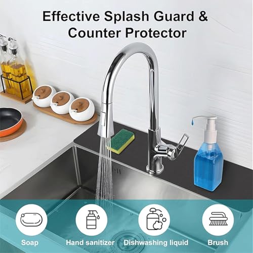 Bandeja absorbente para grifo y encimeras de casa: protector recortable 5