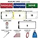 pmxboard Home Kanban Board Set, Scrum Board Set, Scrum Kit, Full Kanban Board Kit with Kanban Magnets for Individual Use at Home, Office and School. Full Agile Magnetic Cards Kit, 39 Pieces Agile Kit