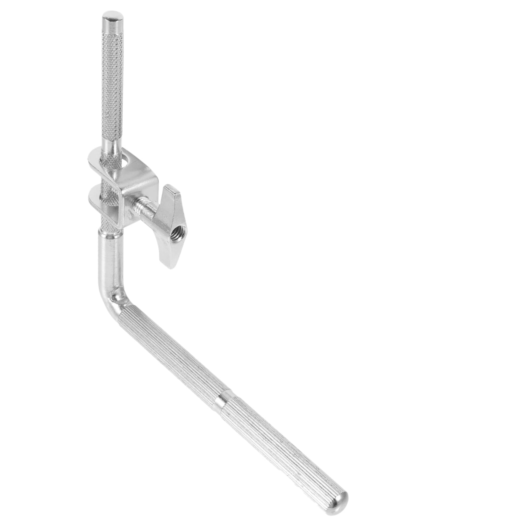 ULDIGI Drum Set Accessory Metal Cowbell Mounting Bracket Extendable Clamp for Right Angle Cowbells