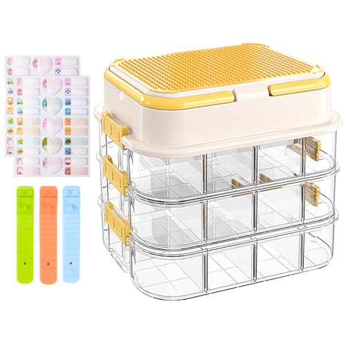 TEGOVE Cajas Almacenaje Para Lego Organizador Juguetes,Cajas De Almacenamiento Transparentes, 4 Niveles, Para Bloques De Construcción Y Rompecabezas,Piezas Pequeñas Para Juguetes Habitación Infantil TEGOVE Cajas Almacenaje Para Lego Organizador Juguetes,Cajas De Almacenamiento Transparentes, 4 Niveles, Para Bloques De Construcción Y Rompecabezas,Piezas Pequeñas Para Juguetes Habitación Infantil