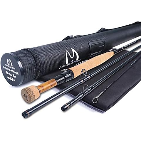 M MAXIMUMCATCH Maxcatch Competition InTouch Nymph Fly Rod for Euro nymphing Fly Fishing (10ft 2wt 4sec) Cover