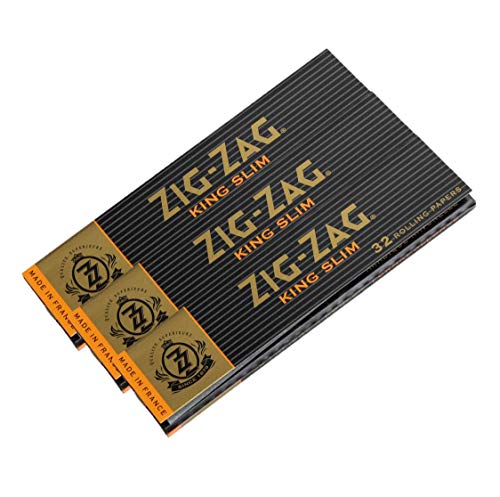 Zig Zag King Size Rolling Paper 3pk, Total 96 Leaves