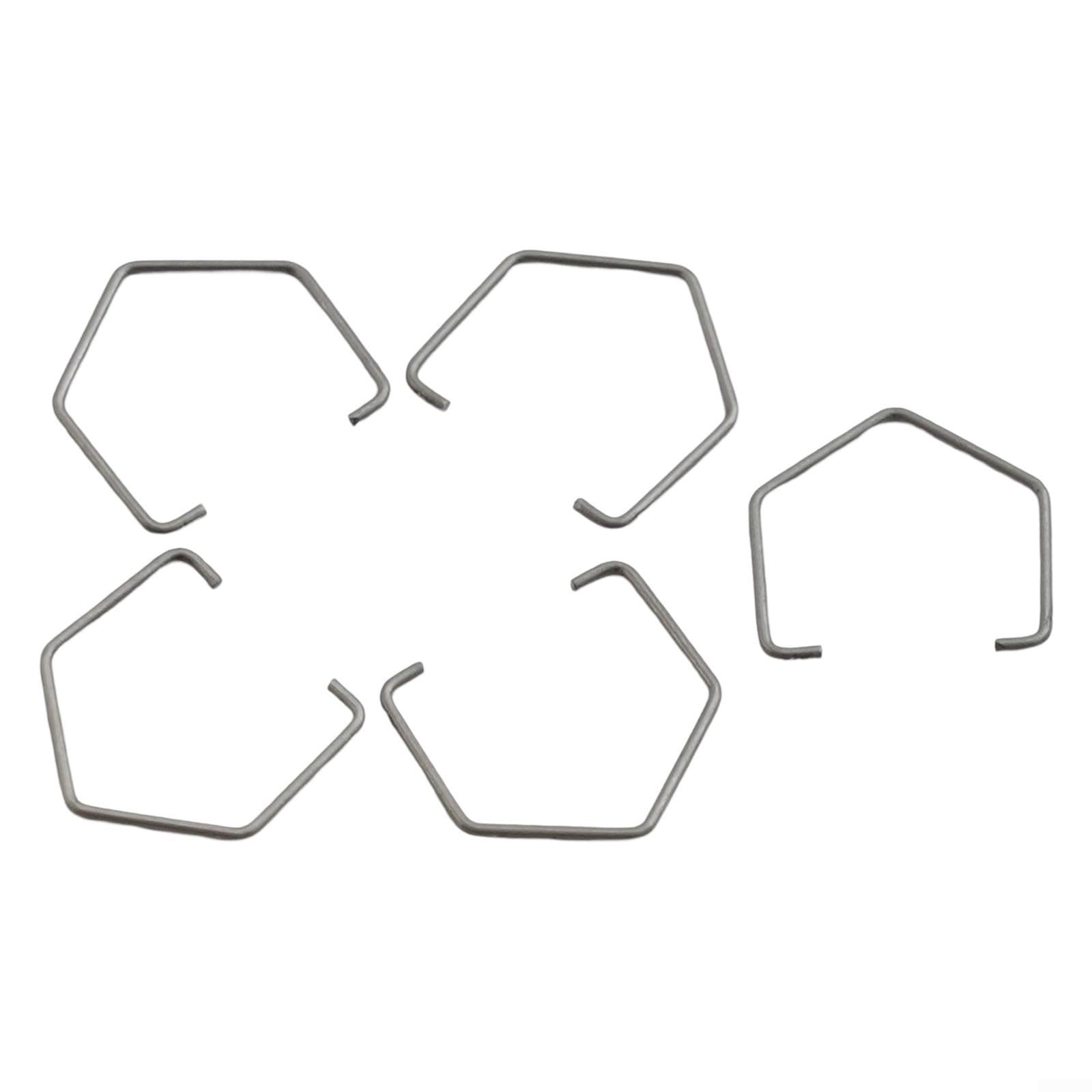 Zoegneer Fishing Reel Bearing Circlip Spring Replacement Accessory For Kestrel Valiant For Eagle II Baitcasting Reel Parts Metal Silver(5pcs)