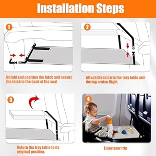 Amaca Da Viaggio Dell'Aereo Per Bambini, Letto Dell'Aereo Del Bambino, Compreso Il Cinturino Antiscivolo Regolabile Della Fibbia Di Nylon e Tasche Laterali (Con Tasche Con Coulisse)