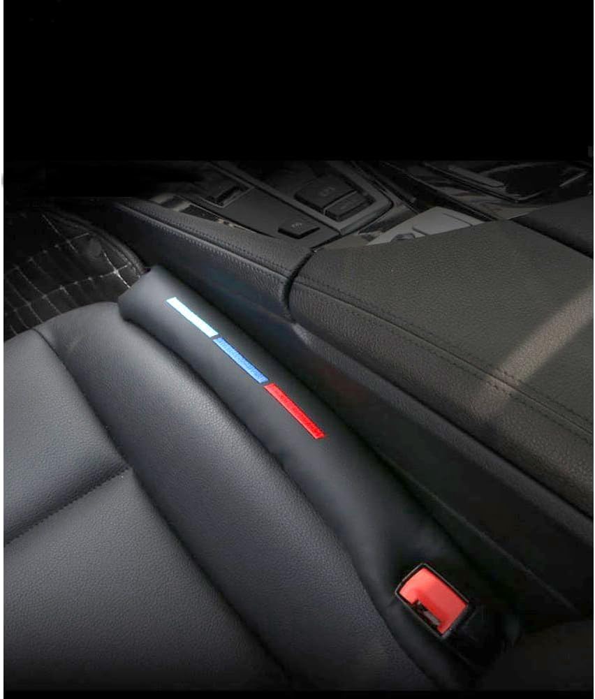 2 PCS Universal Auto Kunstleder Autositz Lückenfüller Abstandshalter Sitzlückenfüller Stopfen Kompatibel mit PKW SUV LKW (B)