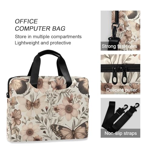Funda para portátil con estampado de mariposas ALAZA 13-15.6 pulg miniatura 6