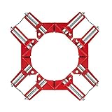 DR. Machinist 4Pcs 3.3 Inch 90 Degree Right Angle Corner Holder Clamp Multifunctional Picture Framing Holder, Woodworking Hand Tools