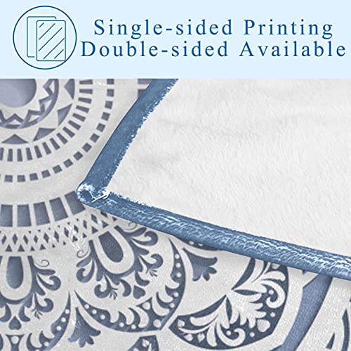 Couverture mandala douce pour des moments cocooning chaleureux - 5