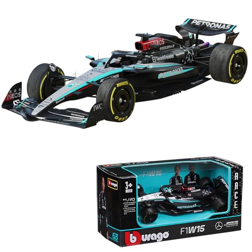 Modelo a escala 1:43 Mercedes AMG Petronas F1 W15 miniatura 1