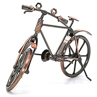 Schmiedeeisen Fahrraddekoration Modell, Deko Fahrrad klein, Metall Skulptur Retro Classic Handmade Eisen Fahrrad, Metall Art Dekoration Ornamente für Home Office