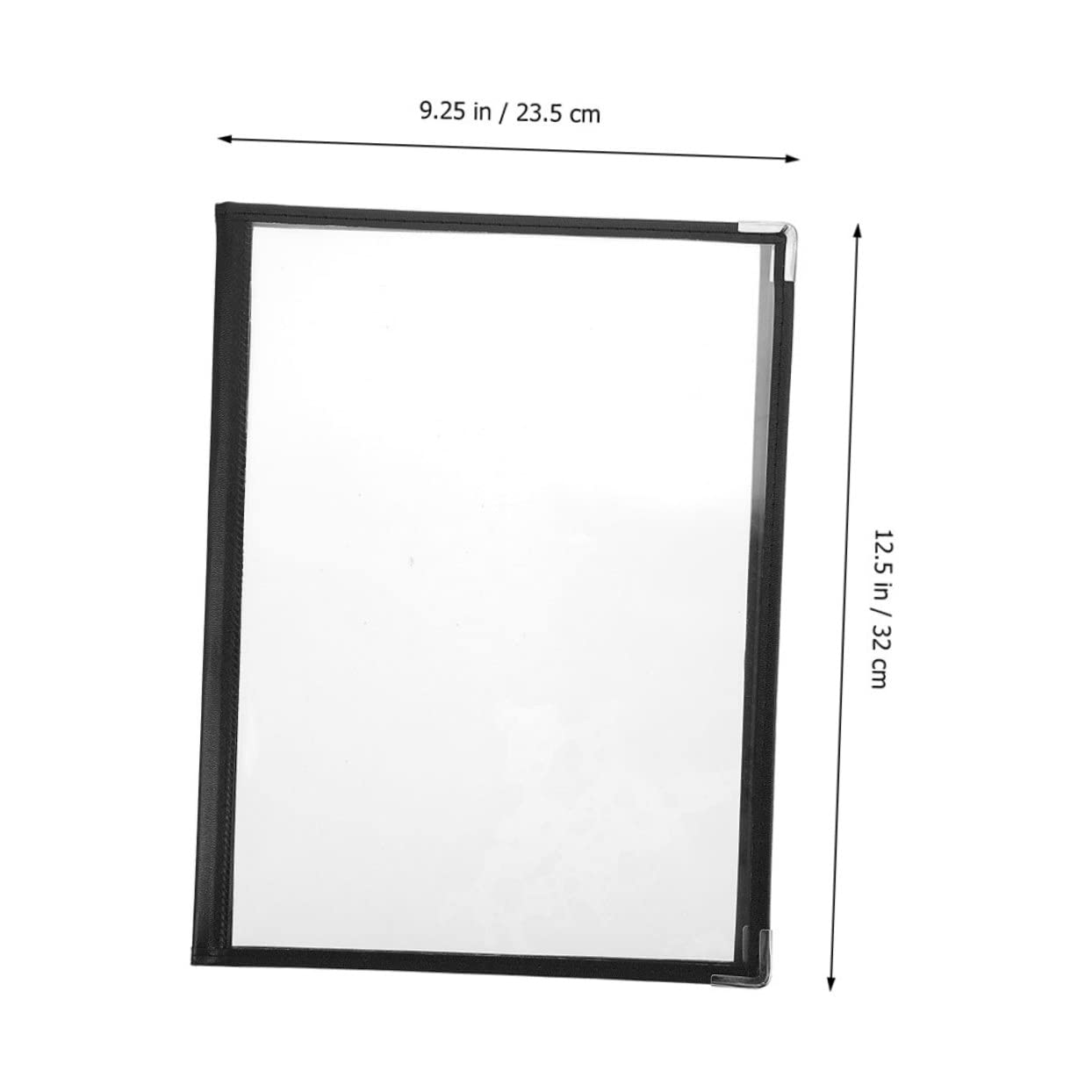 Cabilock Menu Protective Covers 2 Pack PVC Menu Covers for Cafe and Bar Menu Holder