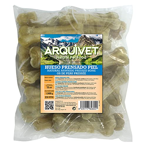 Arquivet Hueso Prensado, Piel, Bolsa de 25 Unidades, 13 cm