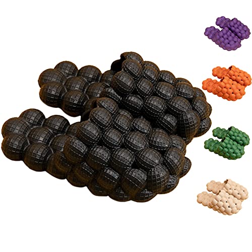 Unisex Lychee Sandals Lychee Slippers Home Shower Beach Slides Stress Relief Massage Slippers for Indoor & Outdoor