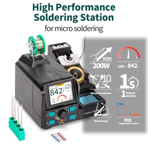 Image of YIHUA 982D SE C210 Soldering Station 200W Max. Auto Calibration and 4 Tips