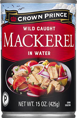 Crown Prince Mackerel In Water, 15-Ounce Cans (Pack Of 12) #TOP7