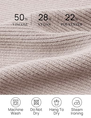 Image of ZESICA Women's Fall Mock Neck Cropped Sweaters 2026 Long Sleeve Soft Ribbed Knit Pullover Tops Winter Fashion Outfits
