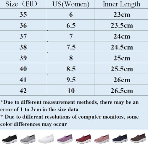 Vogany Shoes for Women, Vogany Shoes Orthopedic Sneakers Women, Slip on Breathable Mesh Platform Stretch Soft with Insole2