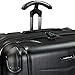 Traveler's Choice Polycarbonate Hardside Expandable Spinner Luggage, Brushed Metal, Silverwood I (30-Inch)