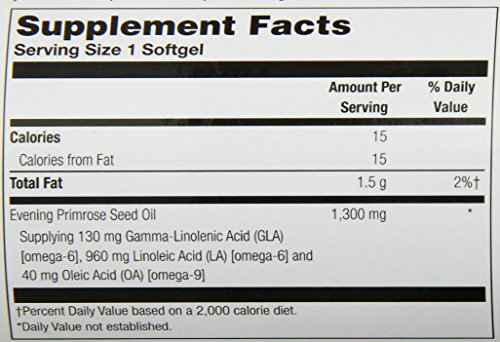 Nature's Life Evening Primrose Oil 1300 Mg | Pms And Menopause Balance Support For Women | Skin Health | 60Ct #TOP2