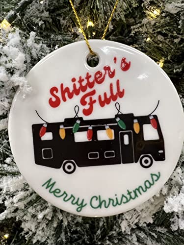 Zilker Home Christmas Ornaments - Cousin Uncle Eddie, Chevy Chase Vacay Movie Gift Ornaments, Decorative Hanging Ornament, Stocking Stuffer, Ceramic Ornament, Christmas Decorations for Tree